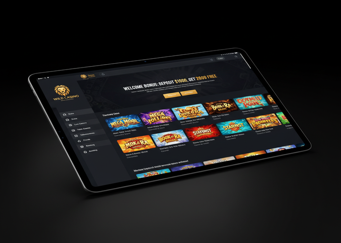 Wild Casino Casinò su tablet